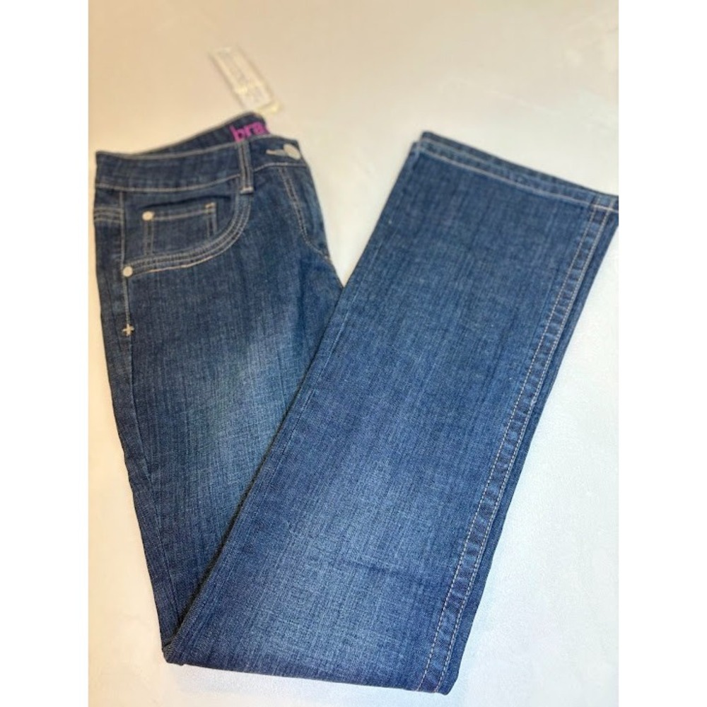 Bradley Bootcut Bling Embroidered Flare Stretch Denim Jeans Womens Size 6‎